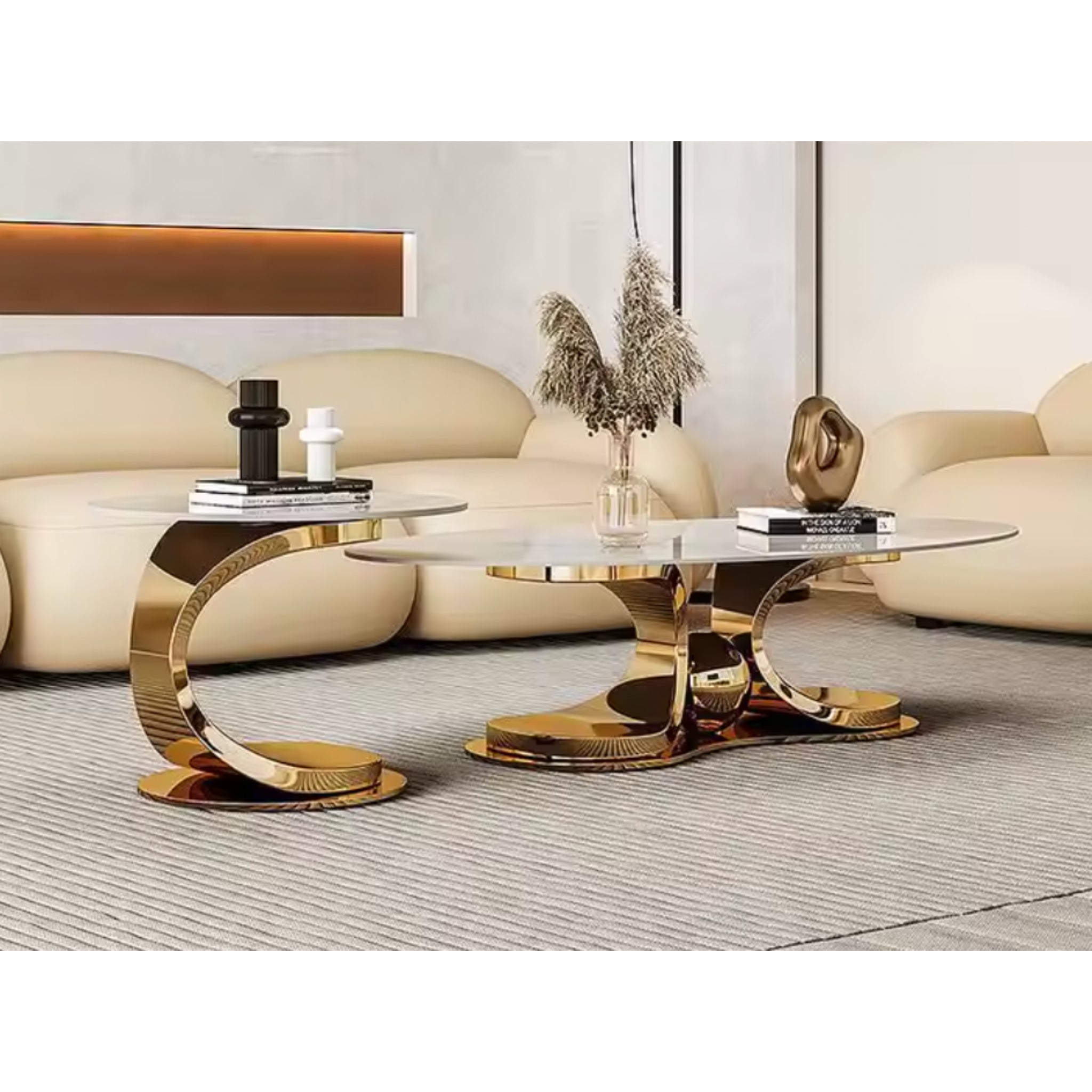 Aurion Luxe Duo Coffee Table Set