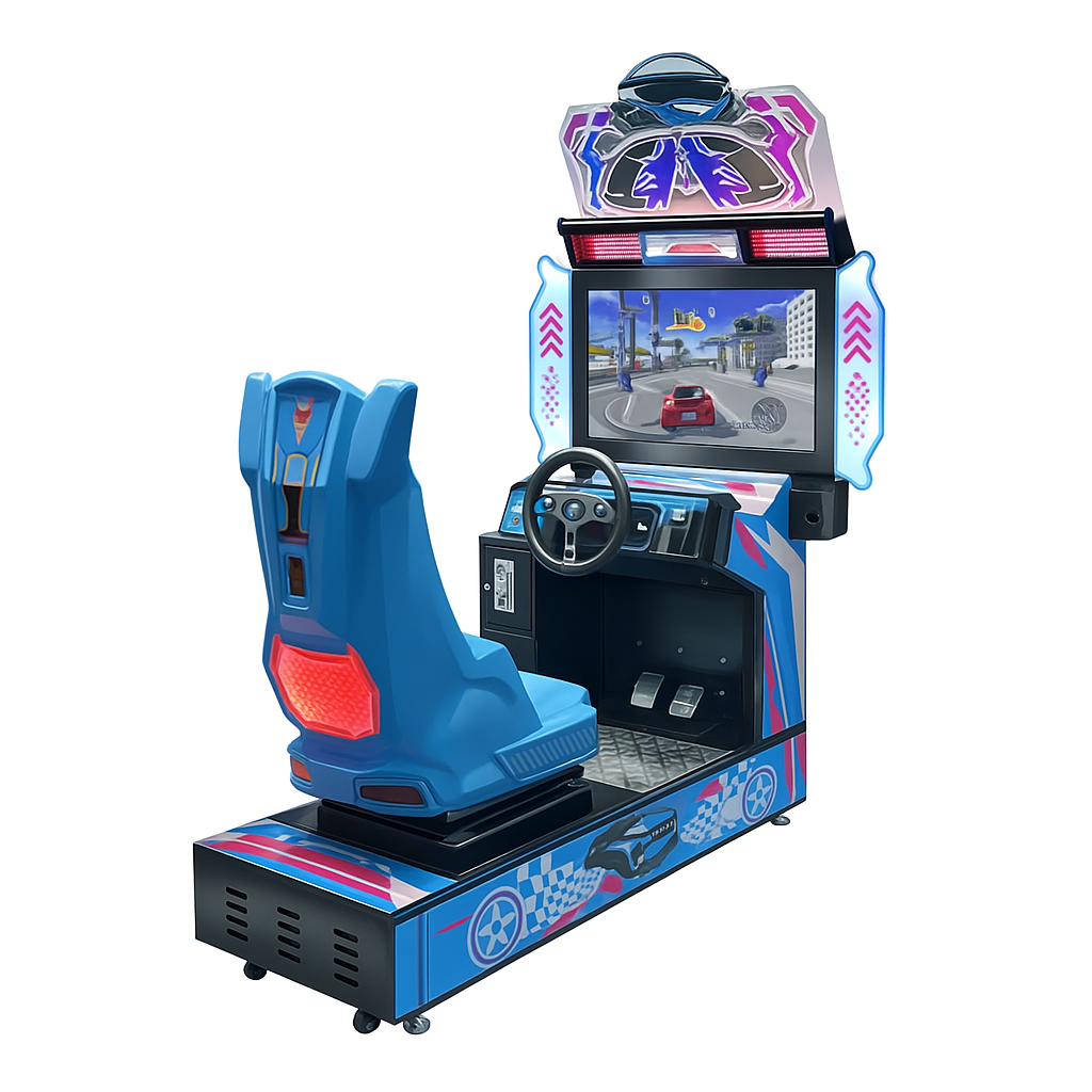 LumosArc Neon Rally XR Driving Cabinet